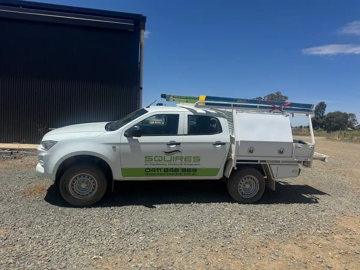 Squires Electrical & Refrigeration fleet vehicle